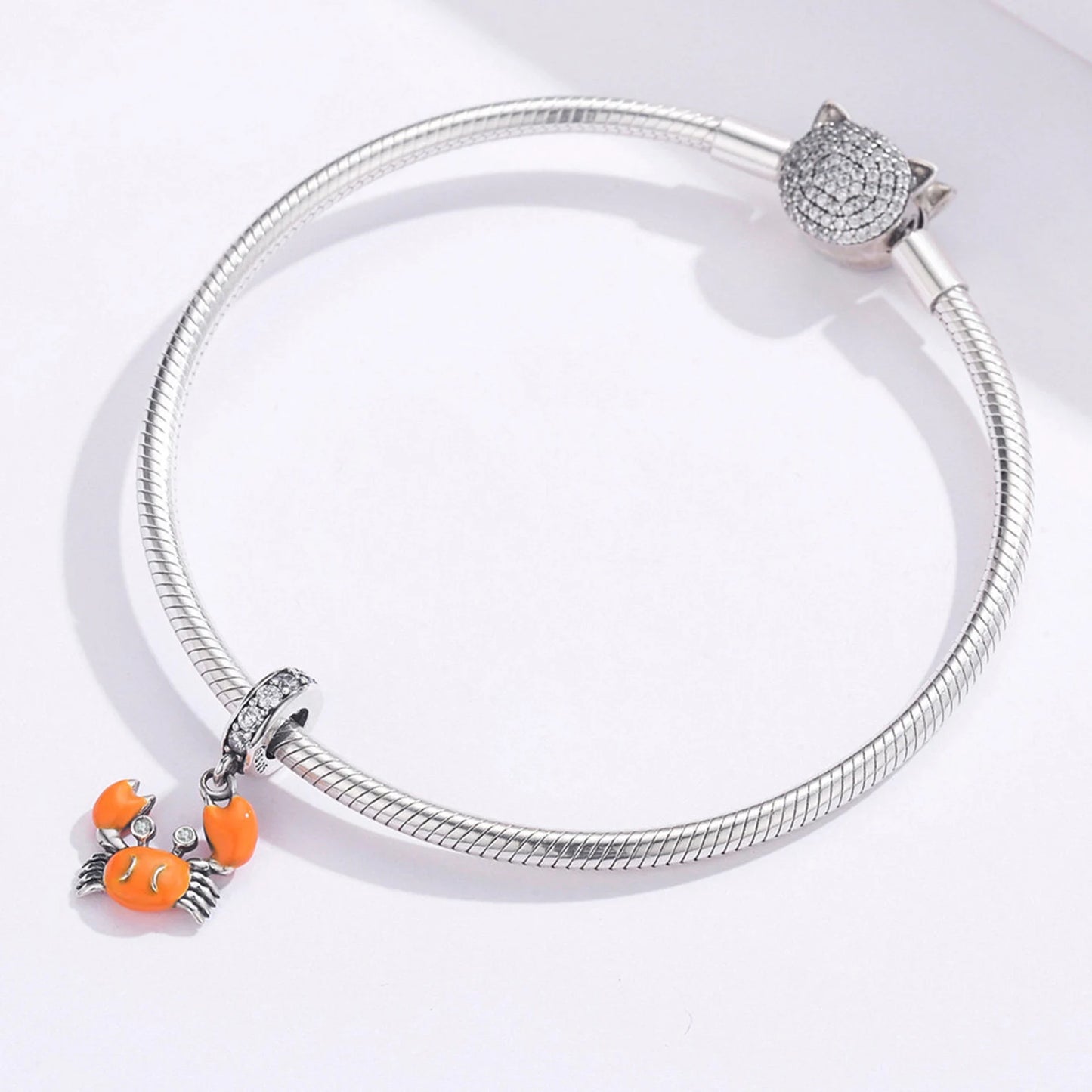 Sunset Crab Dangle Charm