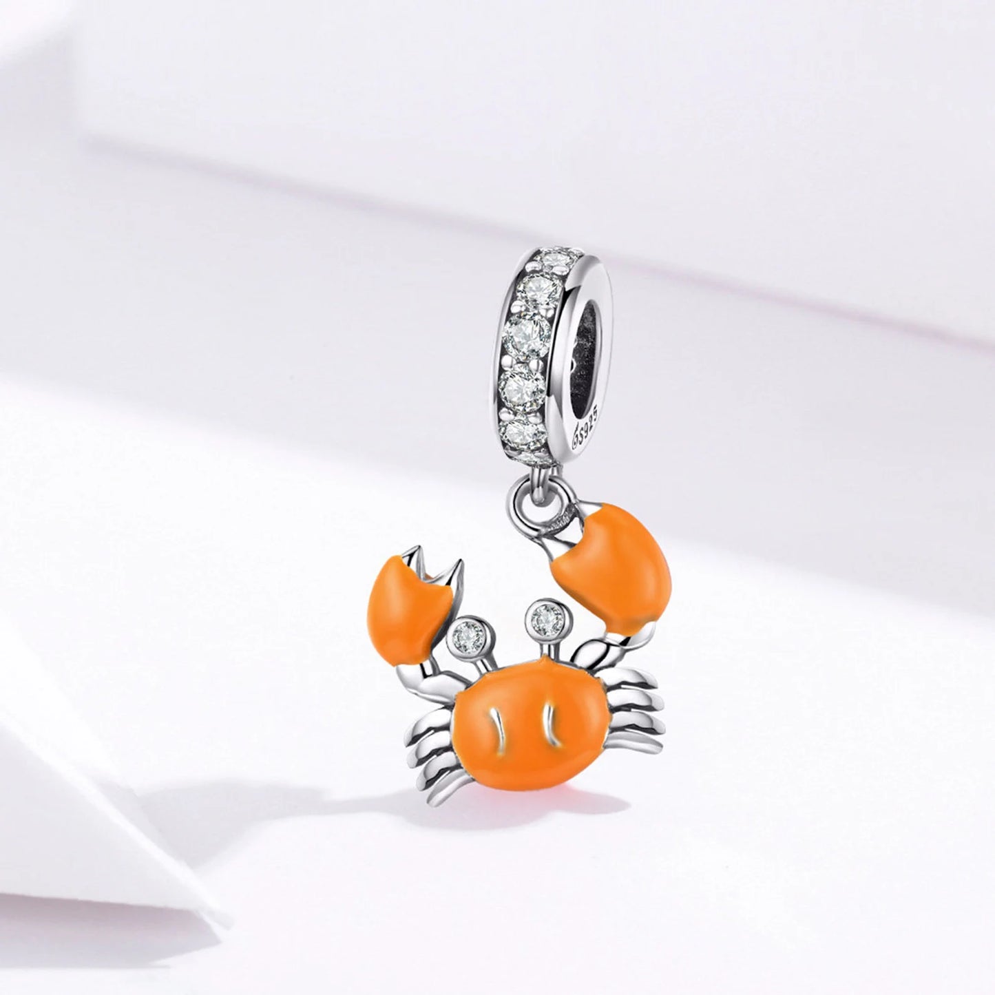 Sunset Crab Dangle Charm