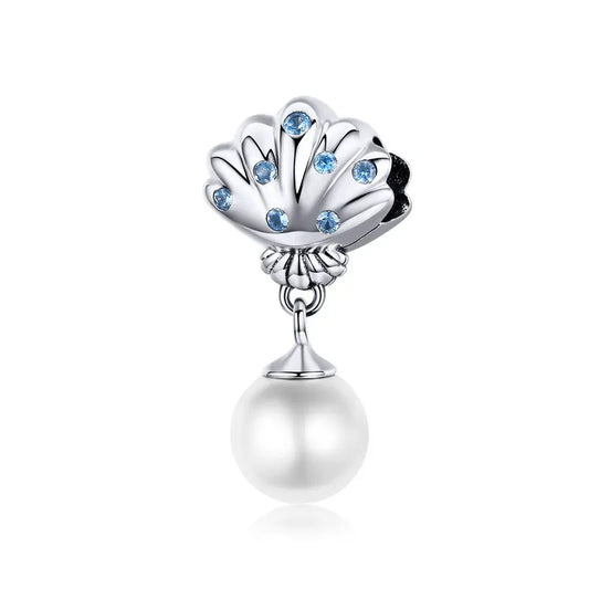 Pearl Drop Shell Dangle Charm