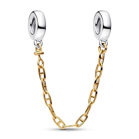 Elongated Safety Chain Charm