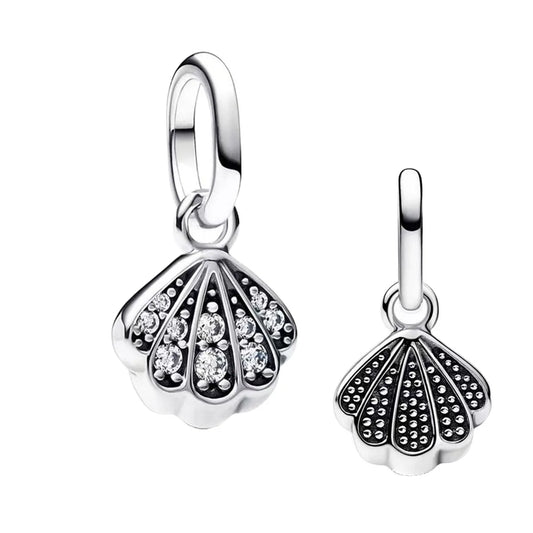 Sparkling Shell Mini Dangle Charm