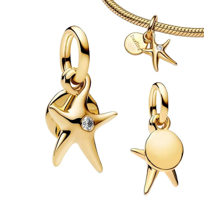 Starfish Double Dangle Charm