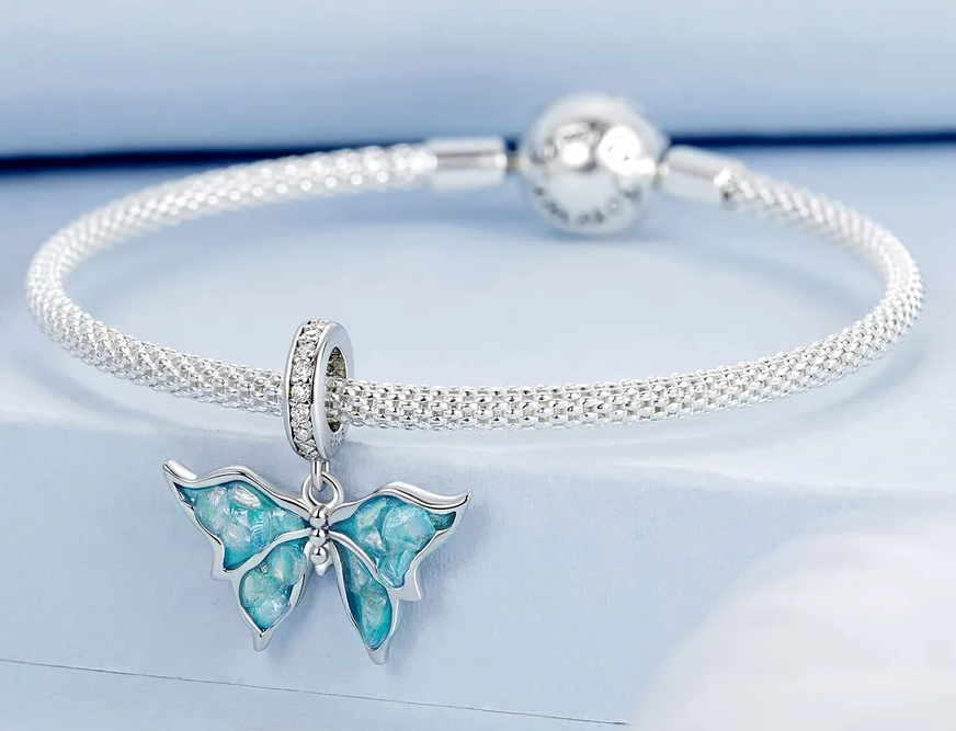 Sparkling Butterfly Charm