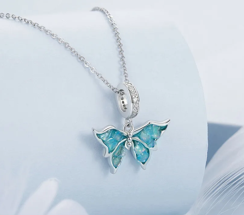 Sparkling Butterfly Charm